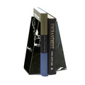 Tall Slant Bookends - Black Zebra